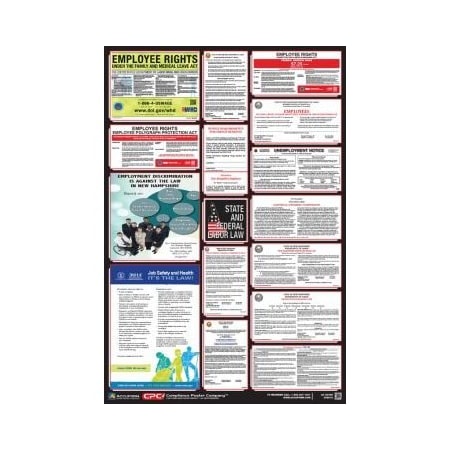 Accuform OSHA SAFETY POSTER COMBO STATE, PPG300NH PPG300NH